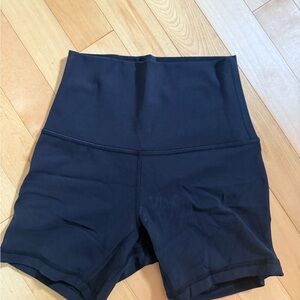 Lululemon Athletica Black High Waist Shorts